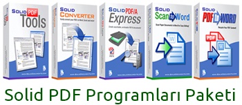 Solid PDF Programları Paketi (5 Adet)