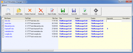 FMS Excel Metadata Changer v2.7.3