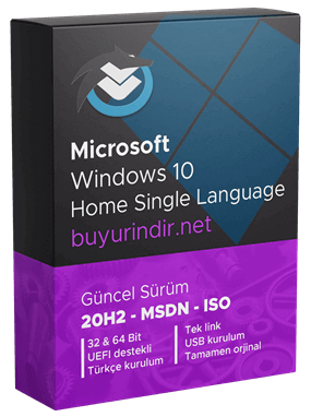 Windows 10 Home Single Language (32 / 64 bit) (20H2)